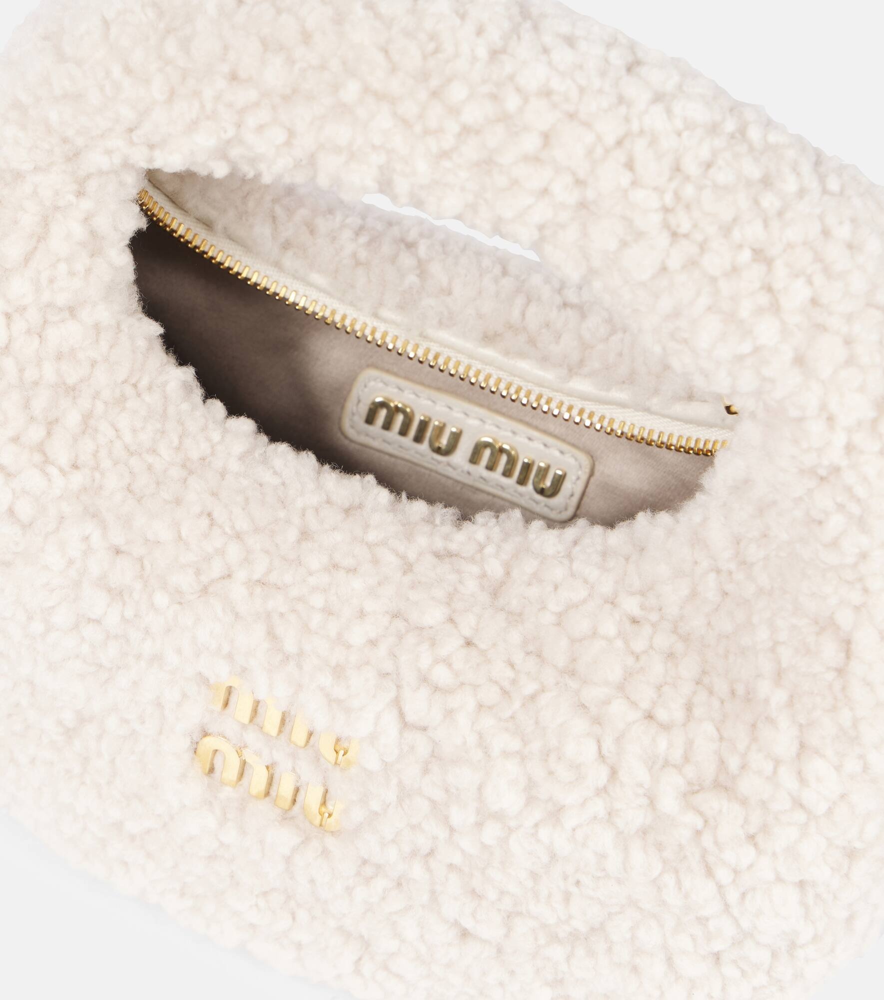 Wander Mini shearling shoulder bag - 3