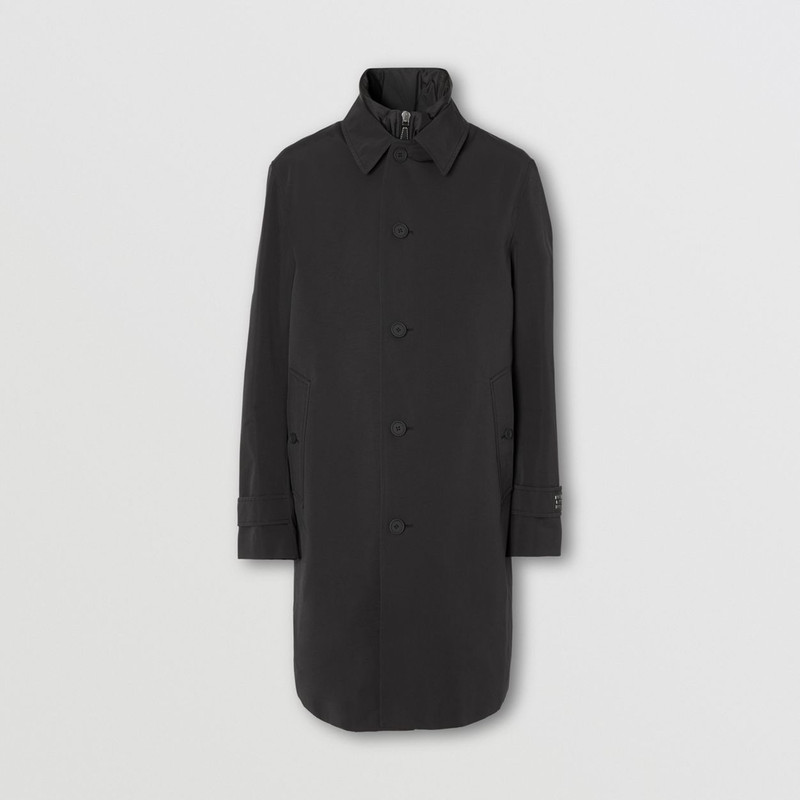 Technical Cotton Car Coat with Detachable Warmer 1