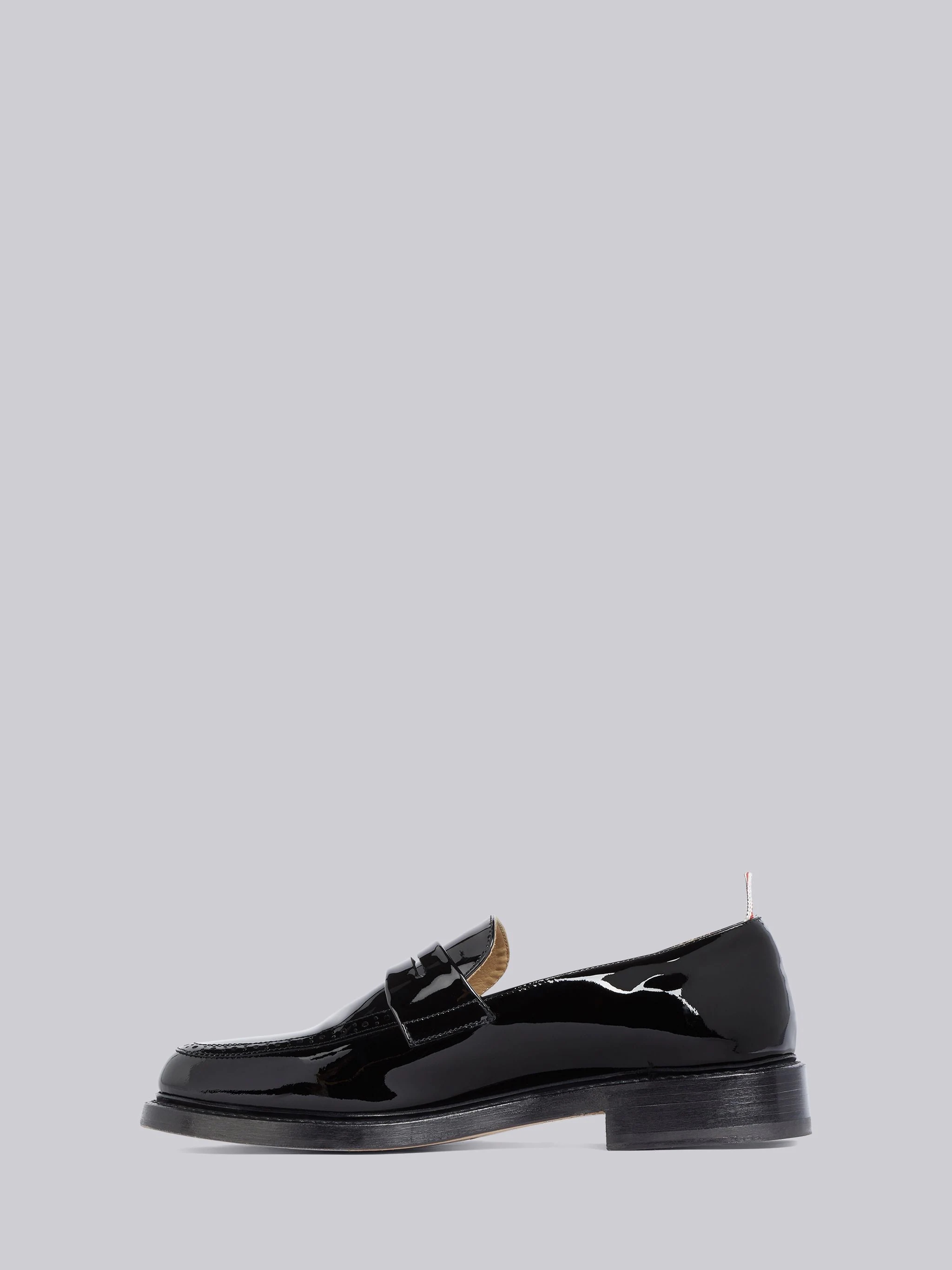 Black Patent Leather Penny Loafer - 3