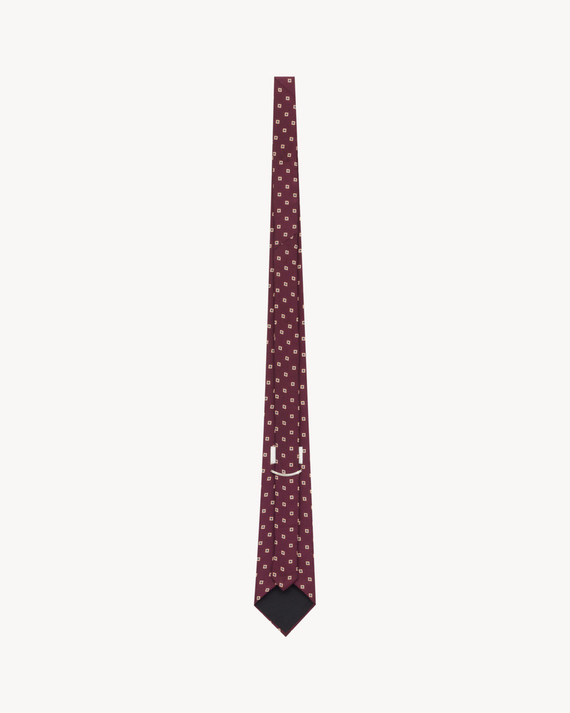 WIDE TIE IN SQUARE SILK TWILL 3