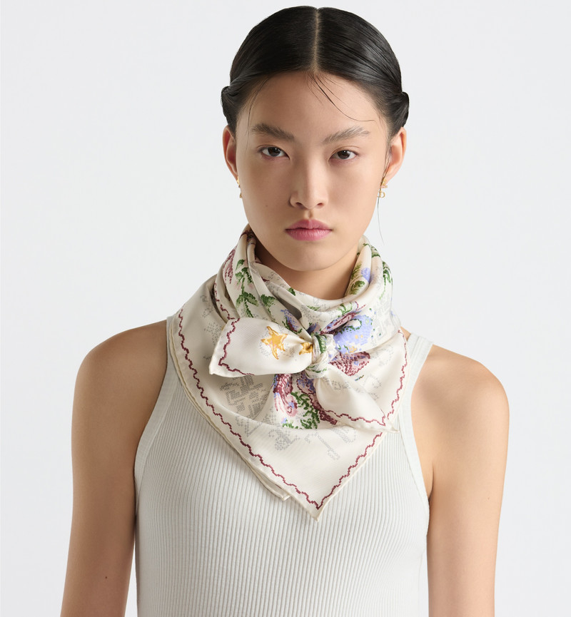 Dior Christian Dior 1947 90 Square Scarf outlook