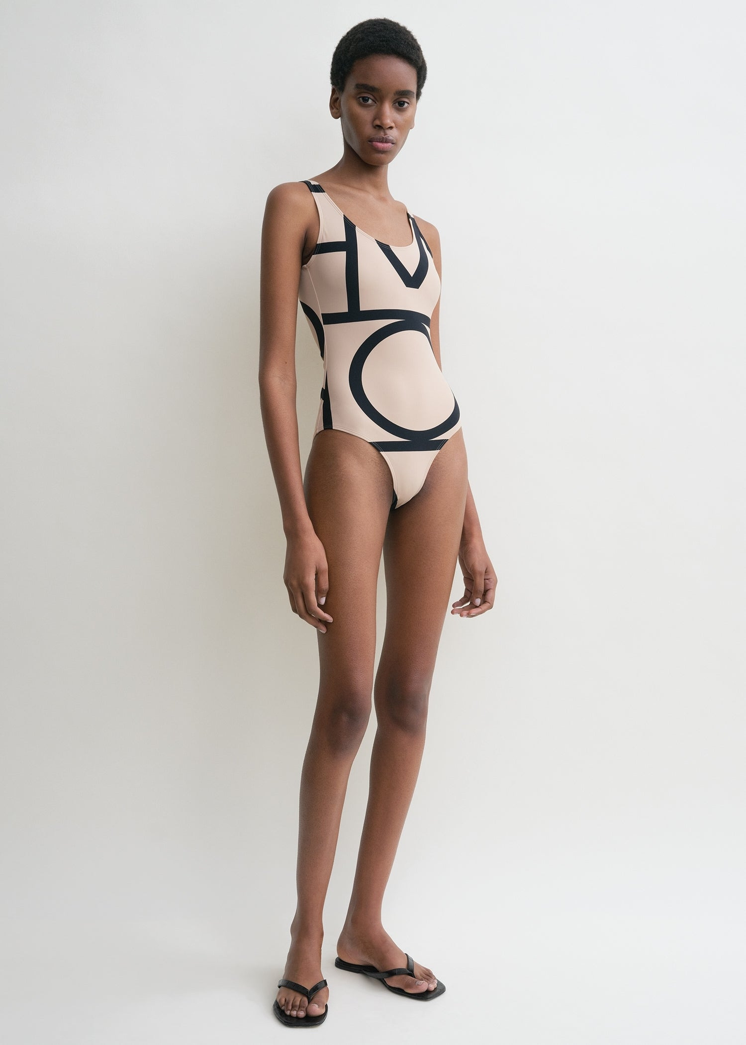 Monogram swimsuit beige - 3