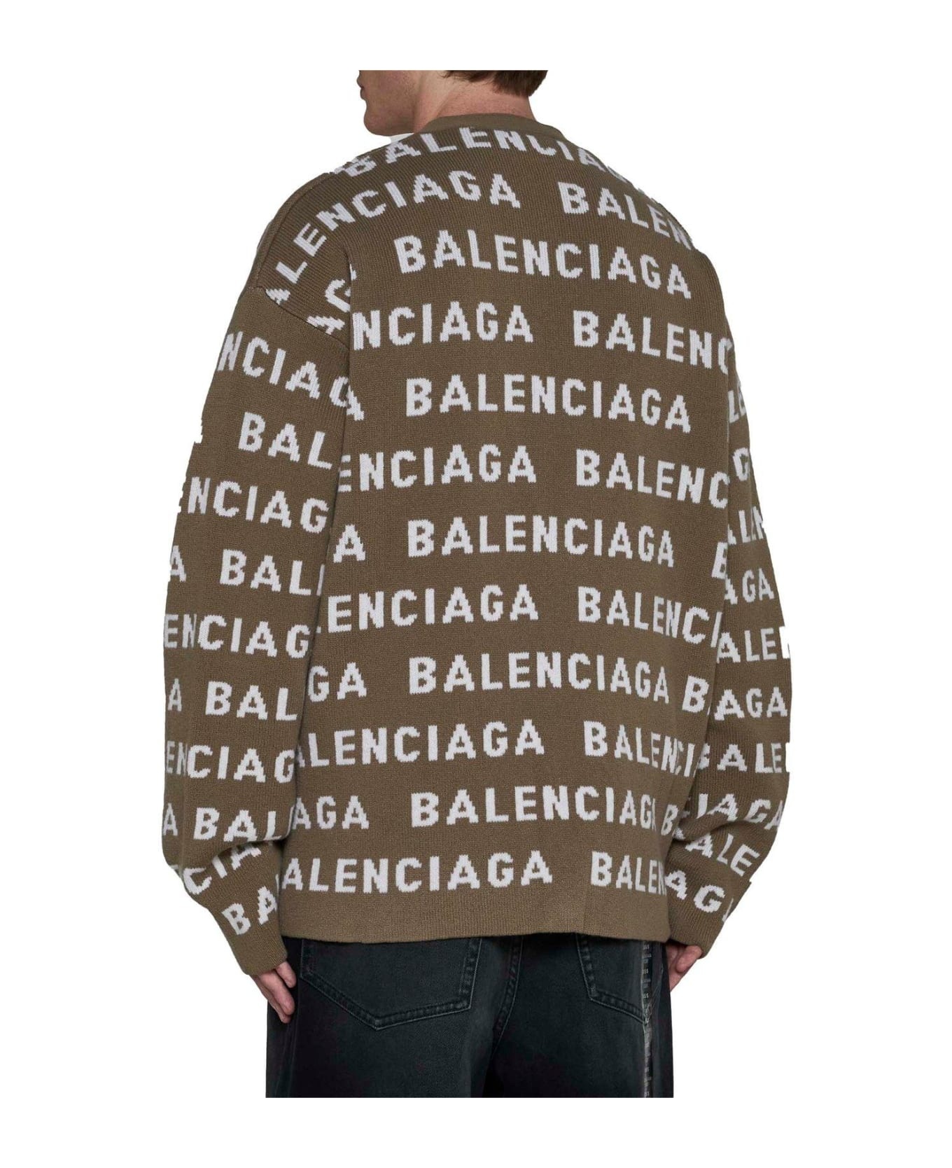 Logo Wool Cardigan - 3