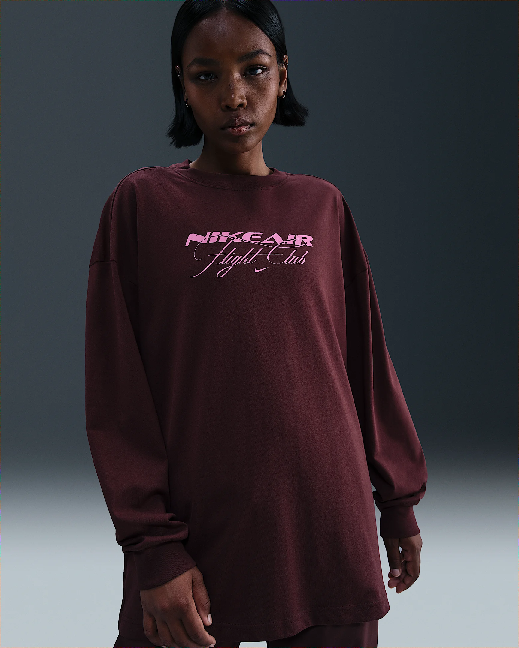 Nike Sportswear Women's Oversized Long-Sleeve T-Shirt - 1