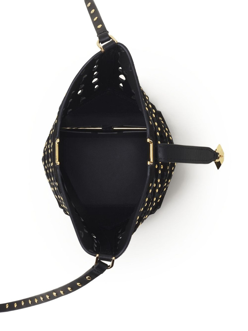 cut-out studded bucket bag 4