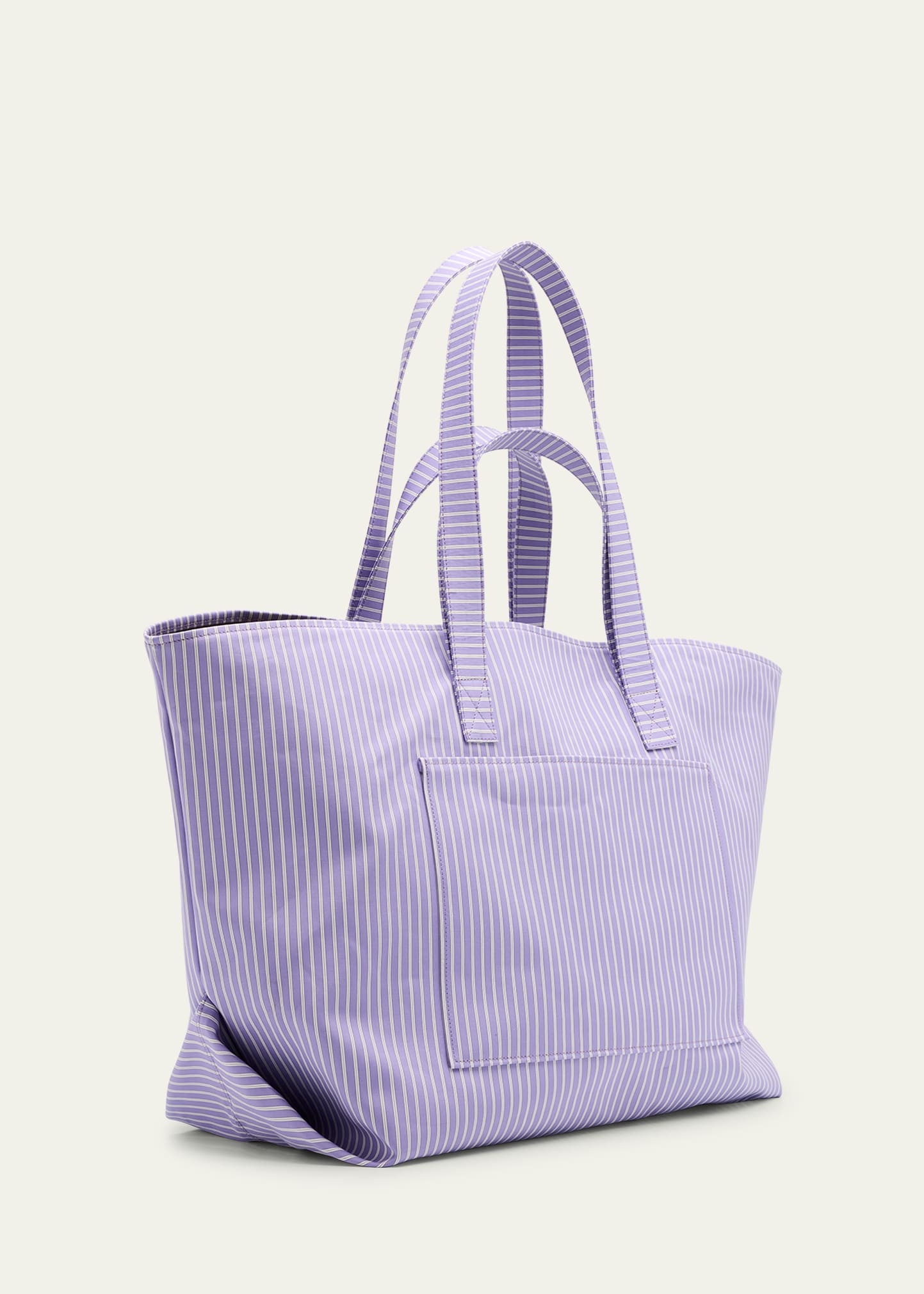 x BG Stripe Twill Bonded Tote Bag - 3