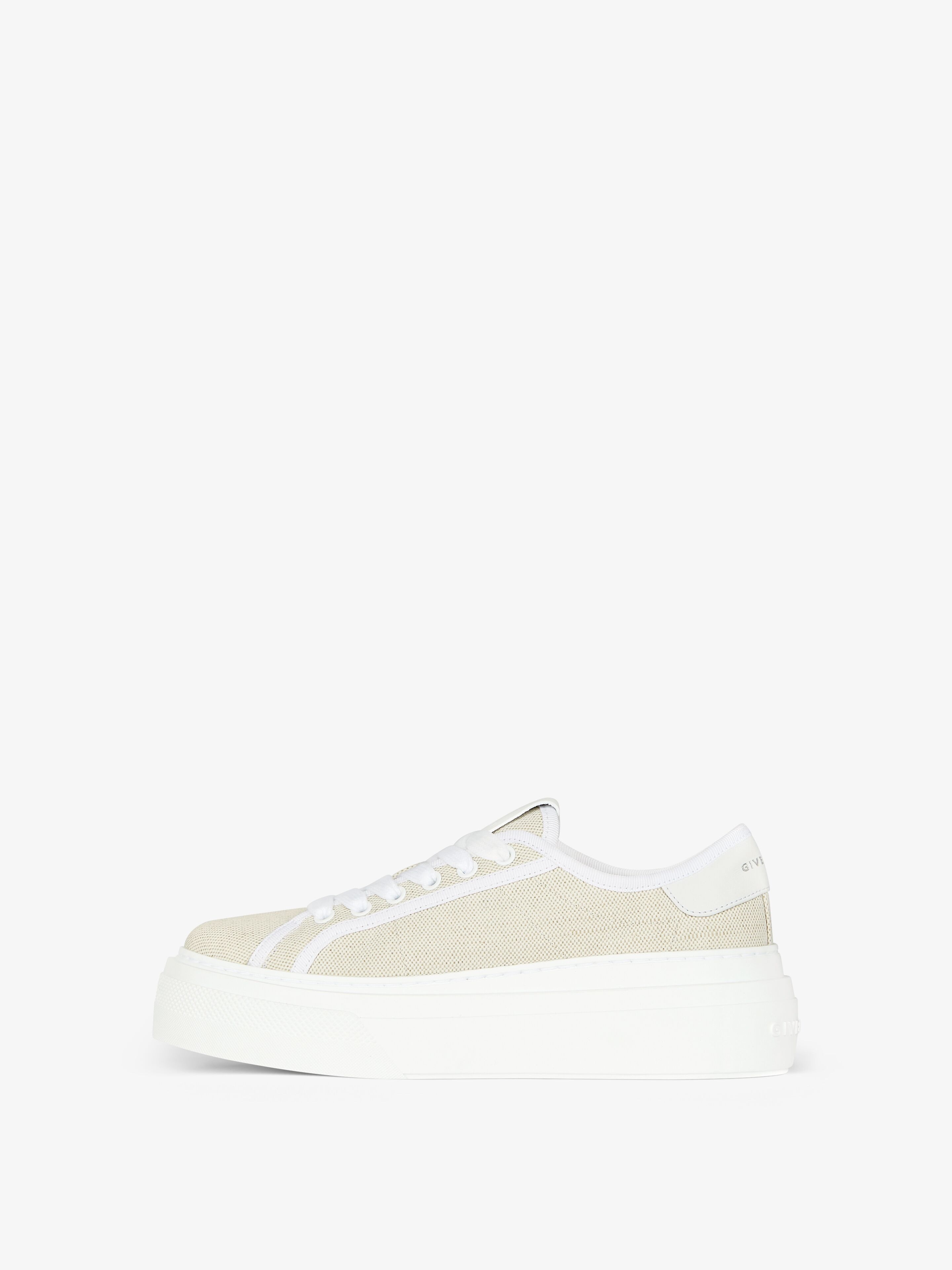 CITY PLATFORM SNEAKERS IN CANVAS - 3