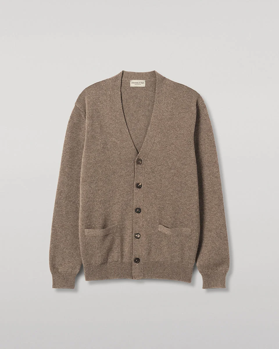 Redpath Brown Cashmere Cardigan - 1