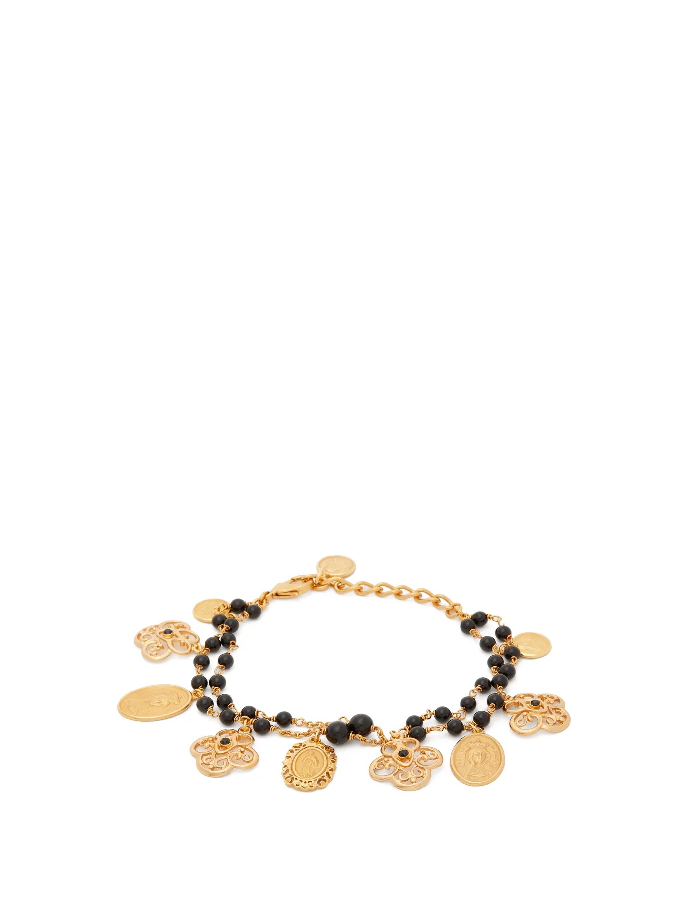 Madonna charm and bead bracelet - 1