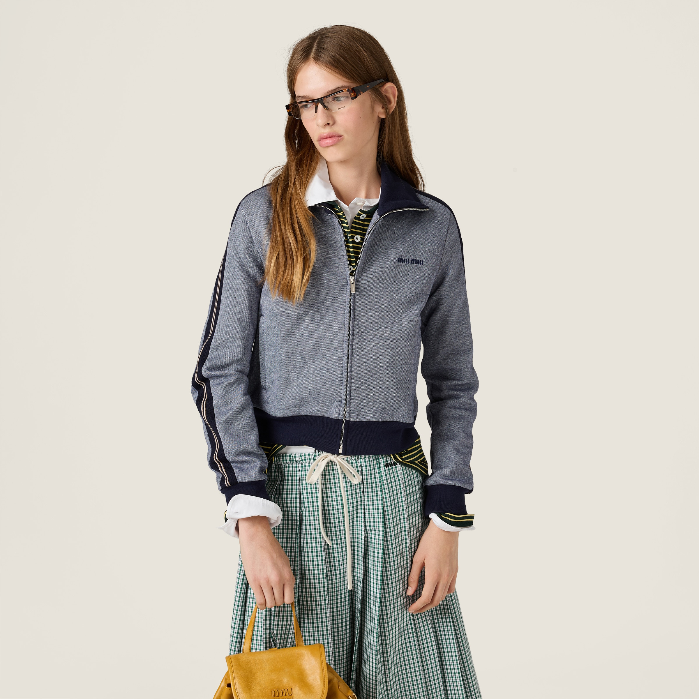Jersey zipper sweatshirt - 2