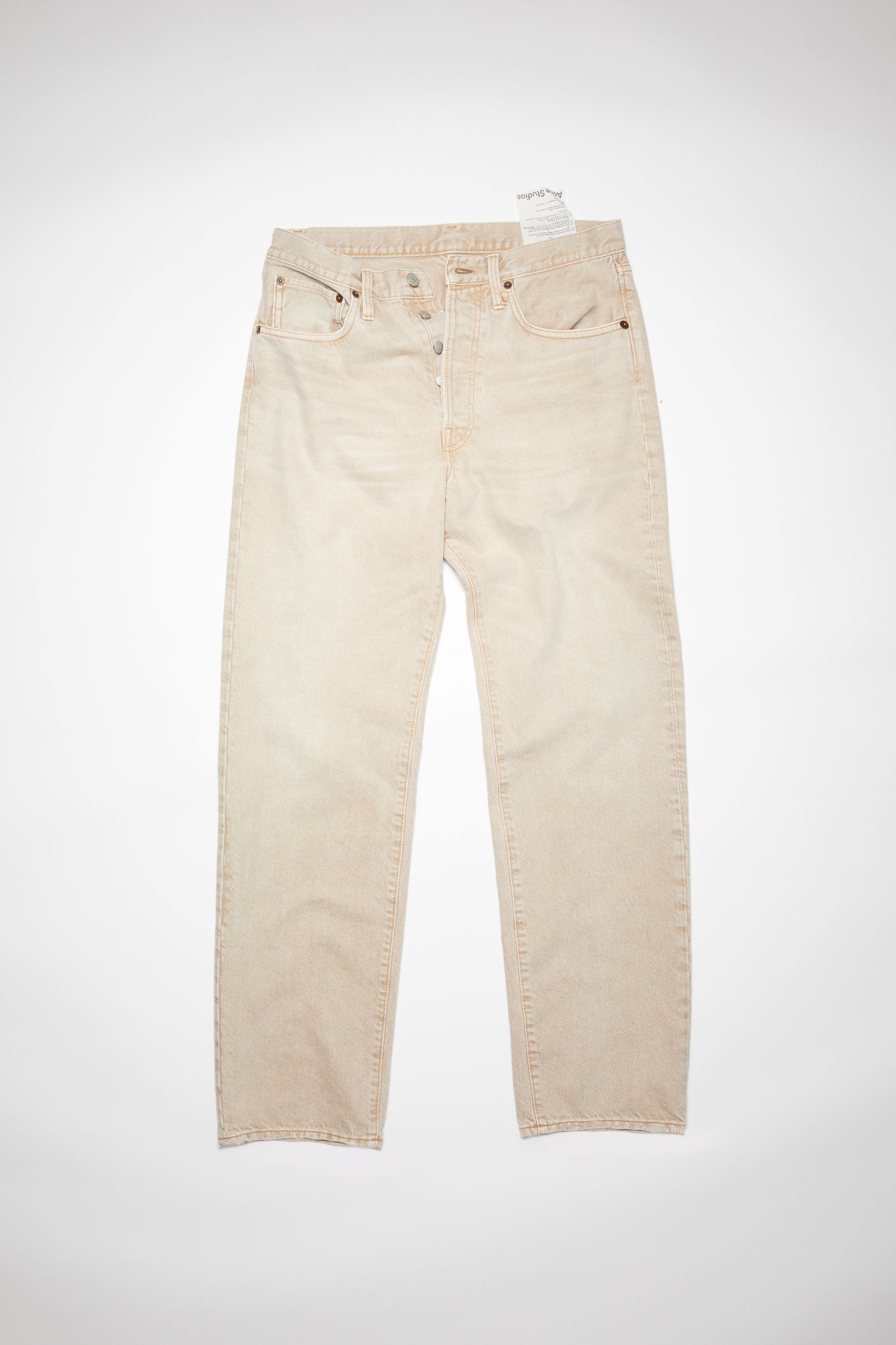 Loose fit jeans - Light beige/brown - 1