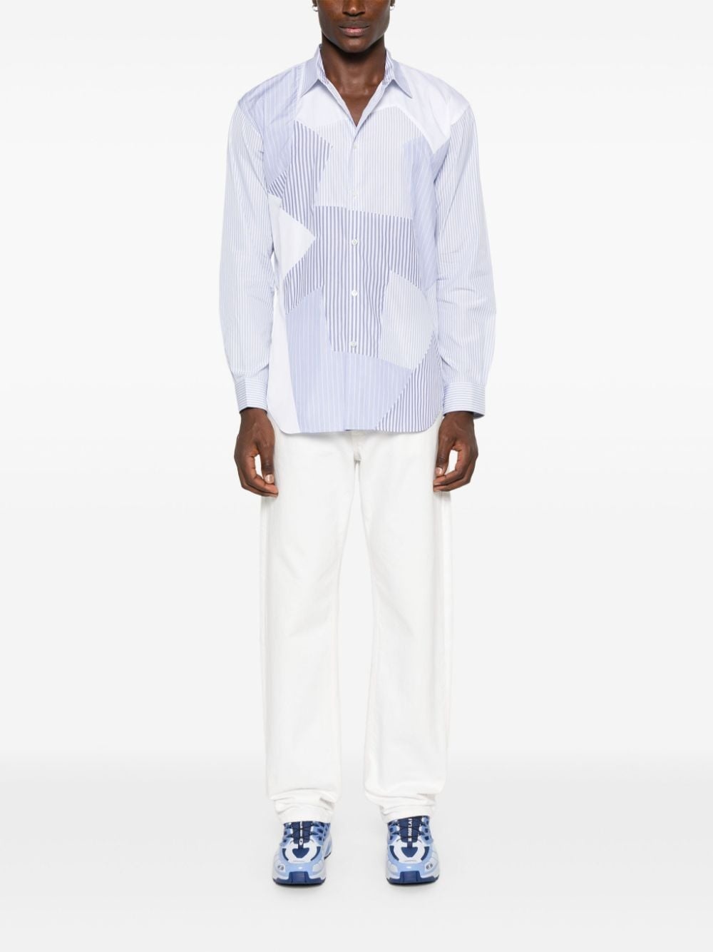 patchwork shirt - 2