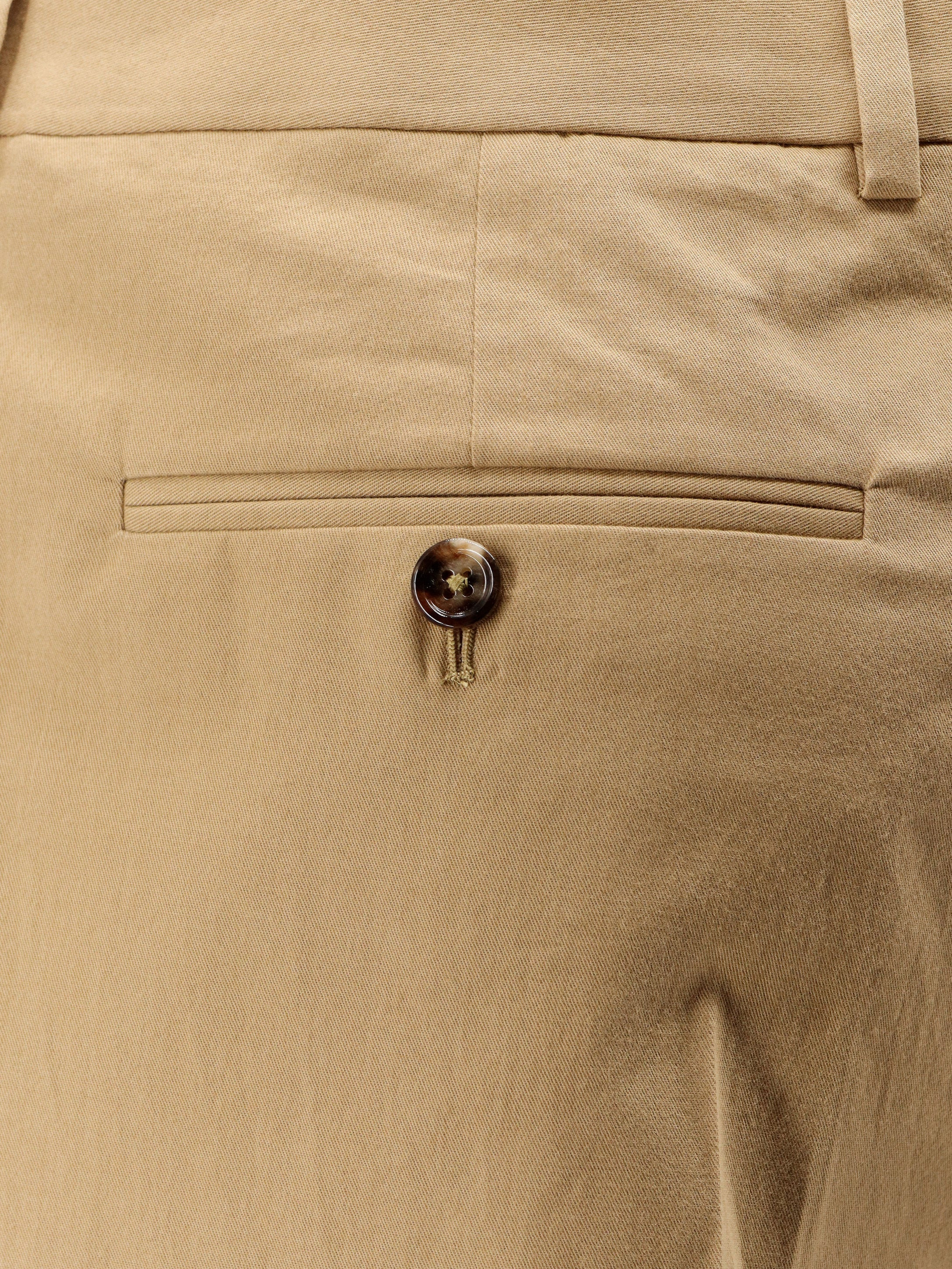 Celine Pleated Cotton Trousers - 3