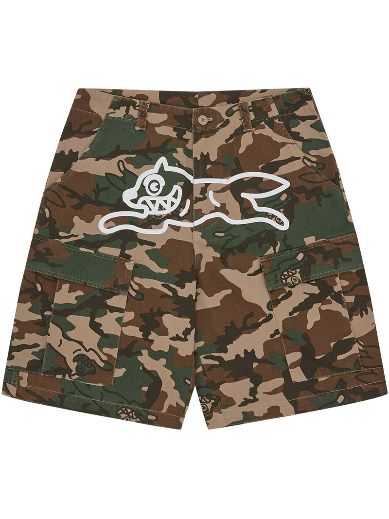 camouflage-print shorts 1