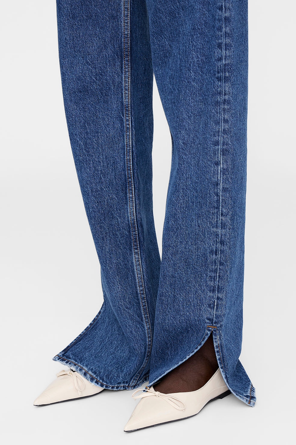 Roy Jean 34" - Clean Indigo Denim - 9