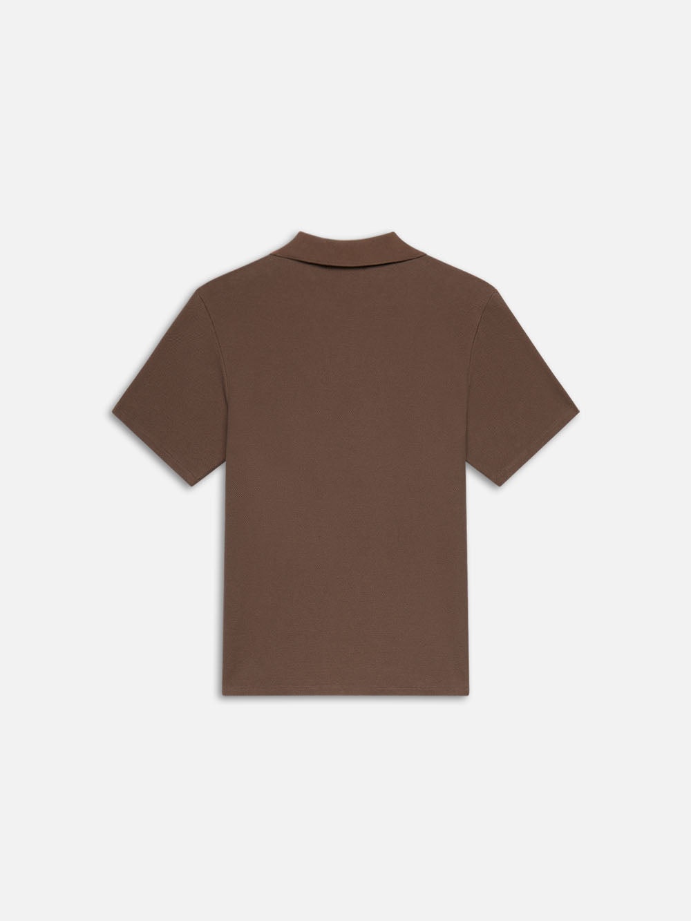 Jacquard Polo in Soft Mocha - 3