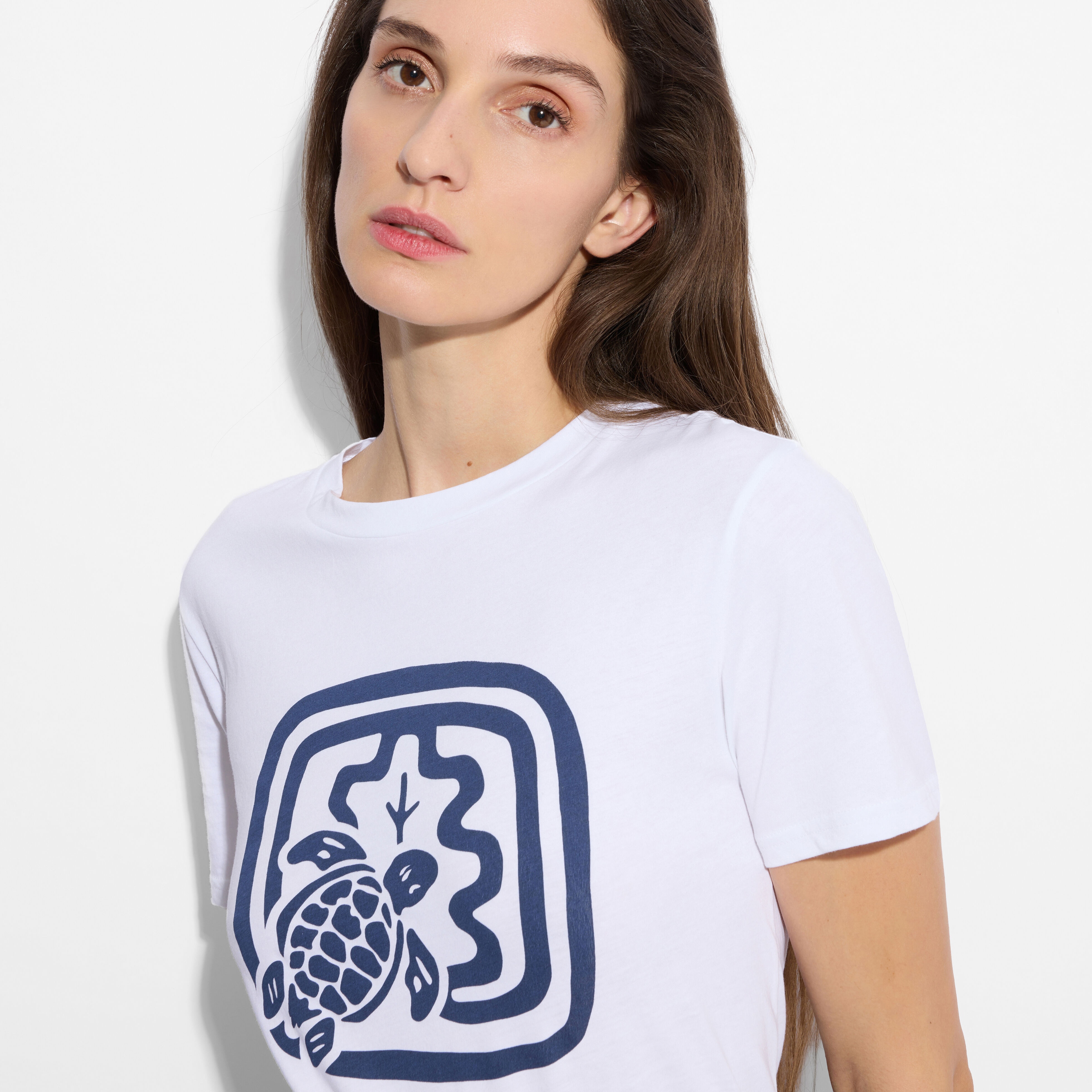 Women Organic Cotton T-Shirt - Vilebrequin x Ines de la Fressange - 4