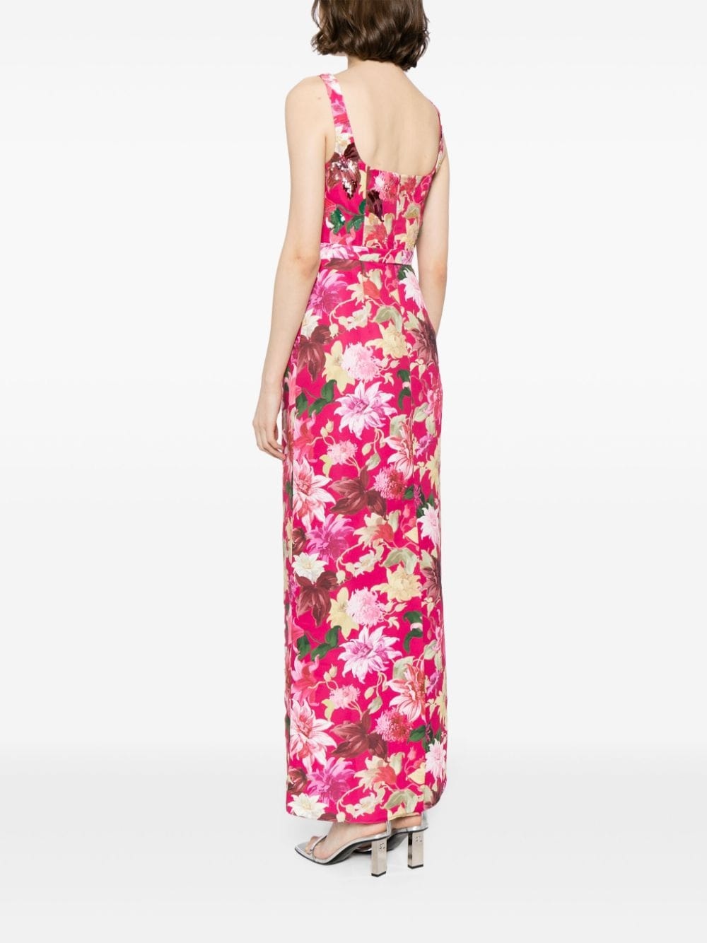Lana floral-print gown - 4
