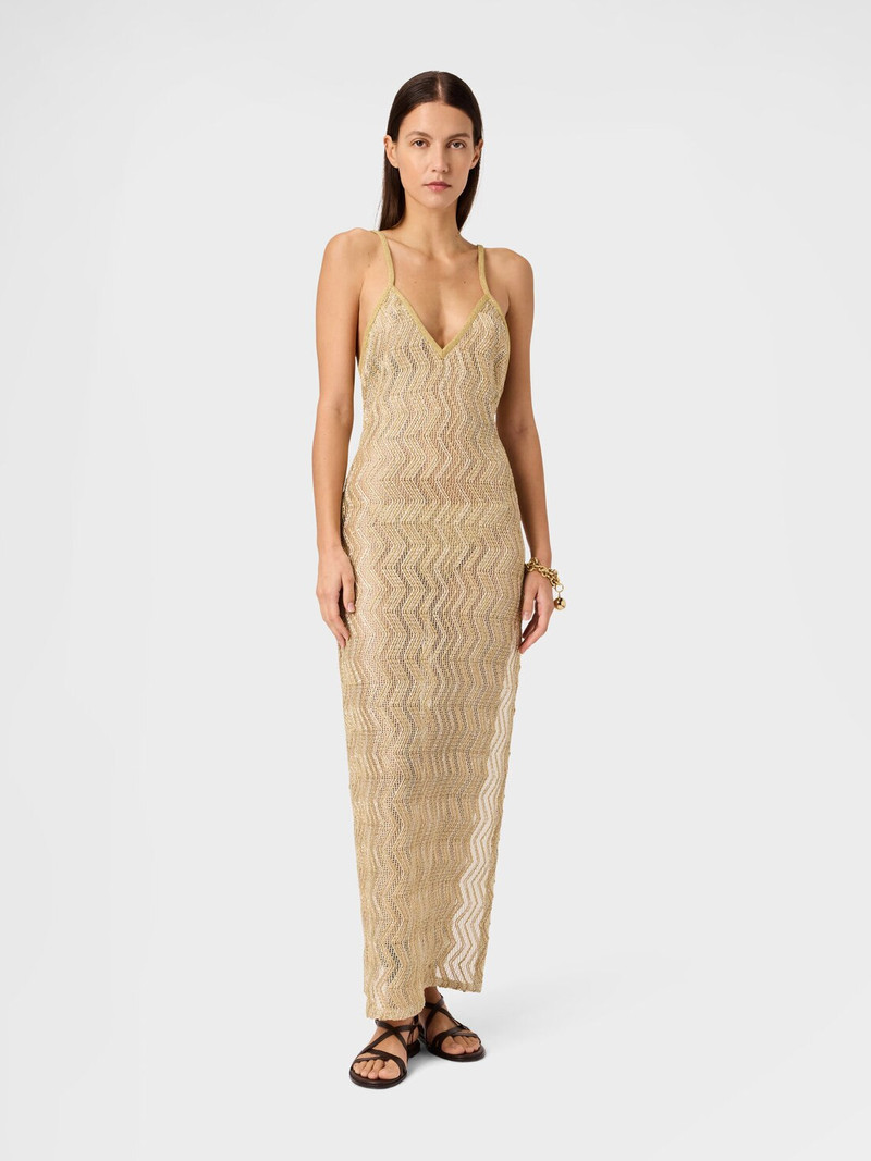 Missoni Long mesh cover-up with zigzag pattern and sequins outlook