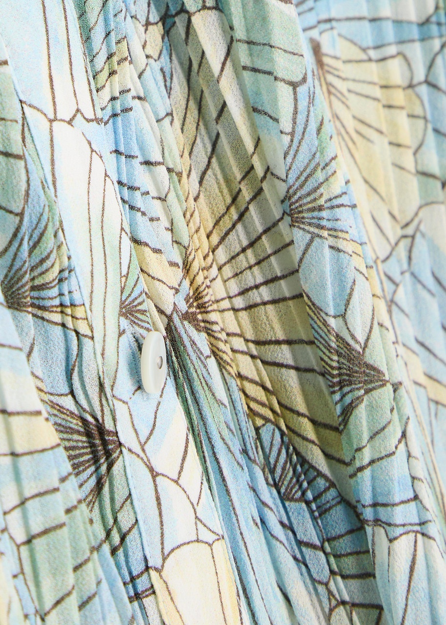 Veronica Beard Fennel Printed Chiffon Blouse - 5