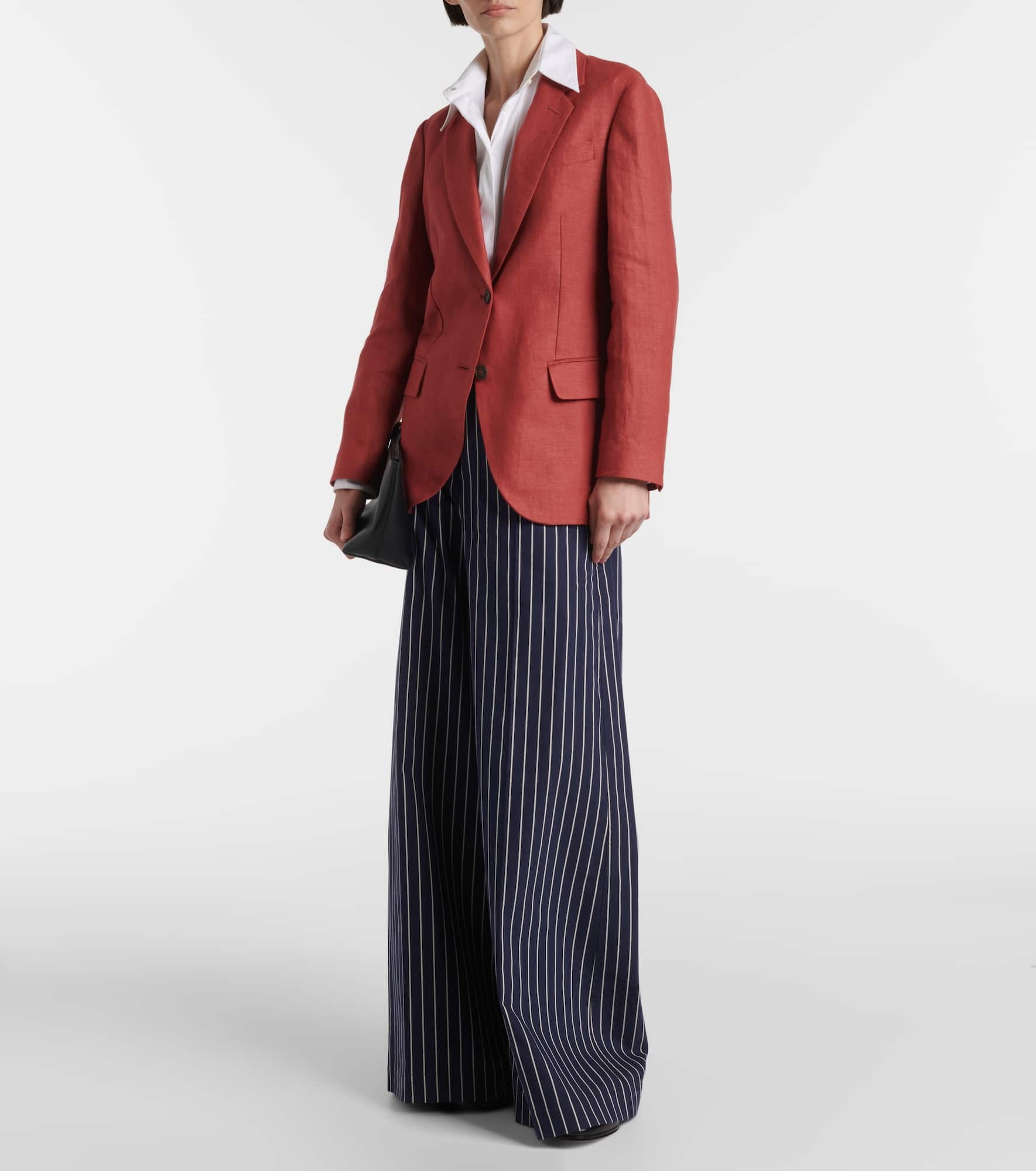 Hemp and linen gabardine blazer - 2