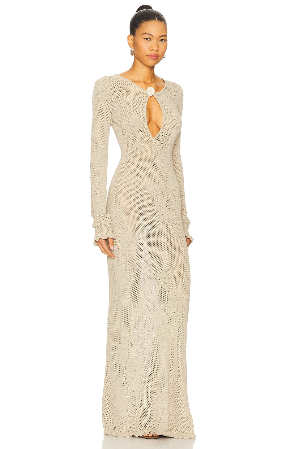 Rose Pointelle Dress - 2