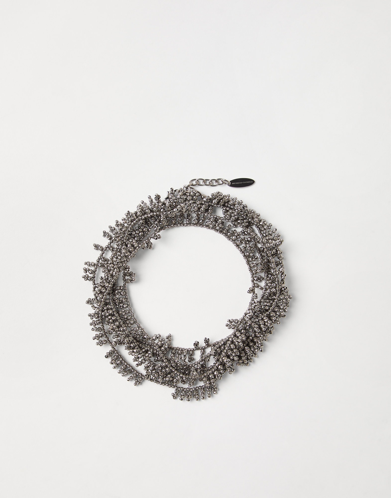 Sterling silver knotted bracelet - 1