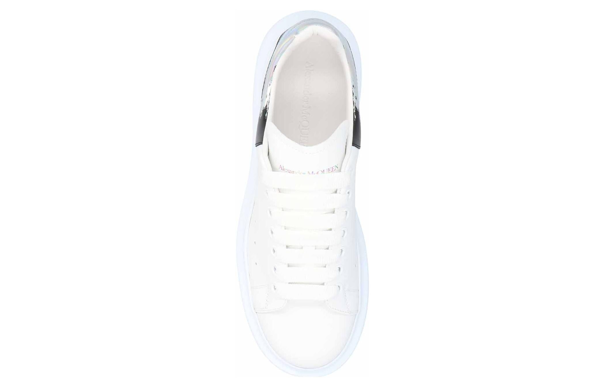Alexander McQueen Oversized Sneakers 'White Black Silver' 705061WIBNS9989 - 3