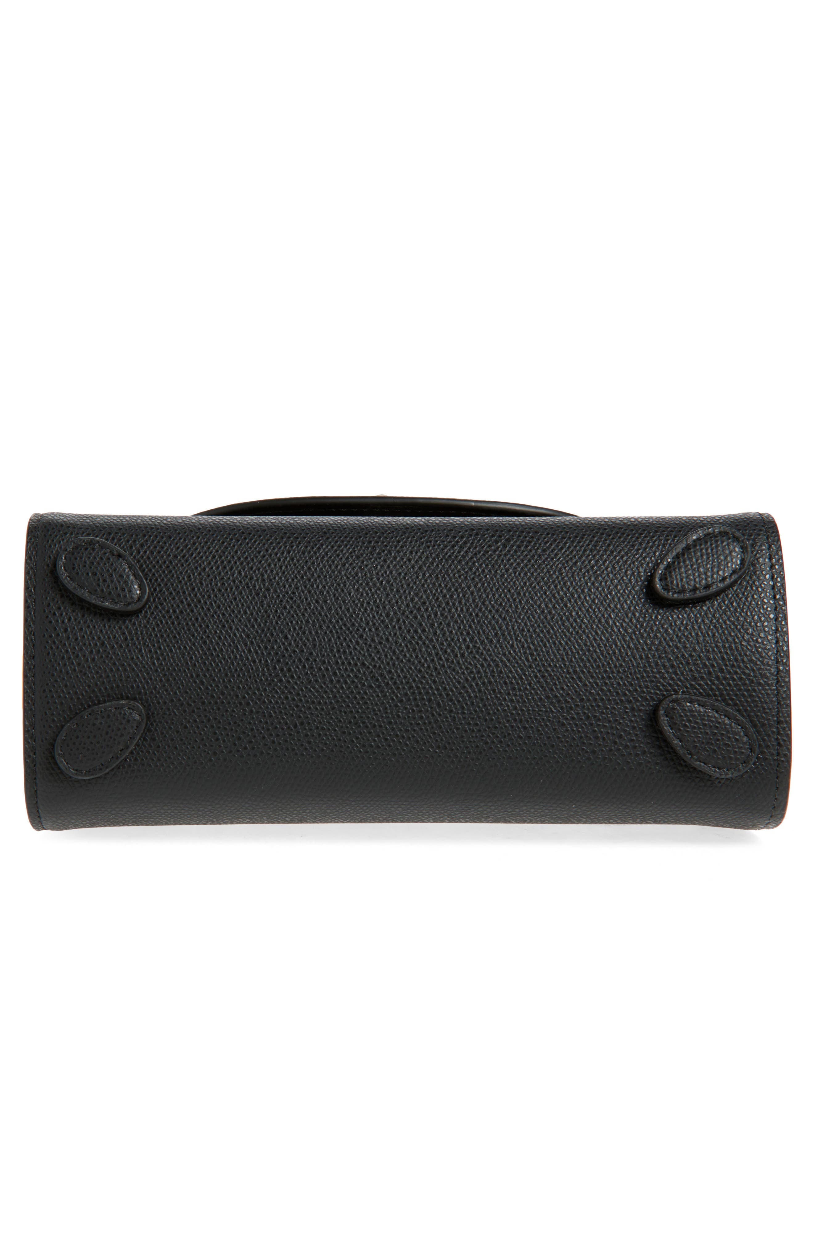 Simone Rocha Pochette Valentine Leather Crossbody Bag in Black/Pearl at Nordstrom - 8