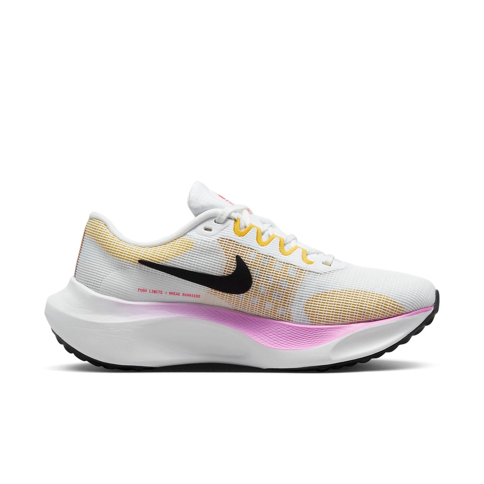 (WMNS) Nike Zoom Fly 5 'White Rush Fuchsia' DM8974-100 - 2