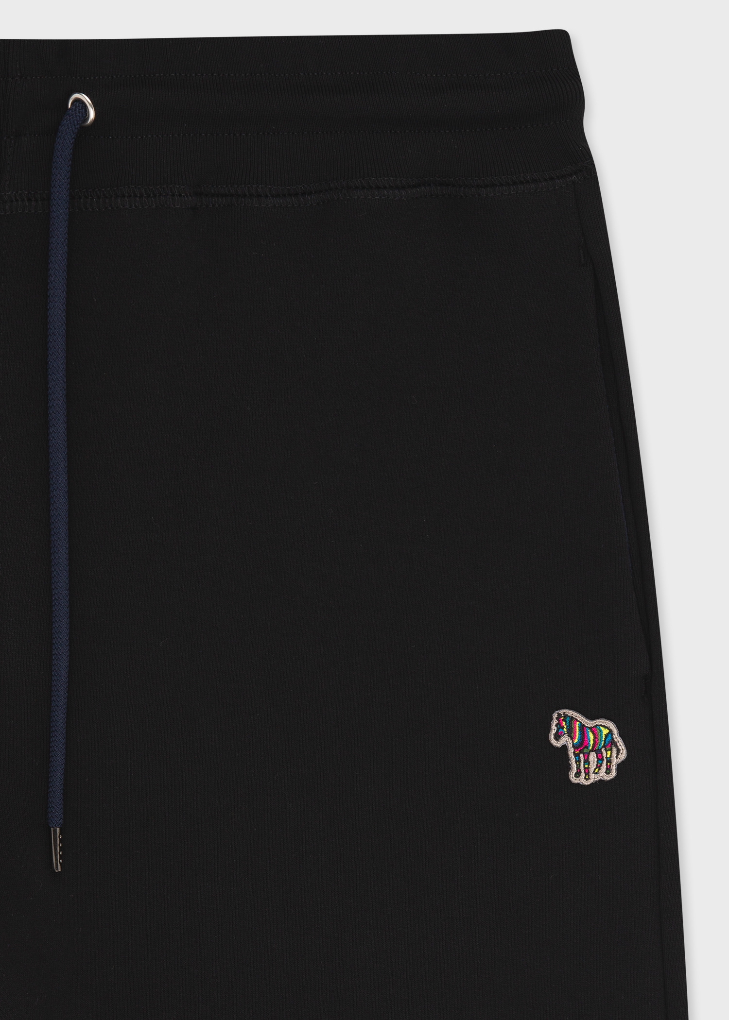 Black Organic Cotton Zebra Logo Sweatshirt & Sweatpants Set - 3