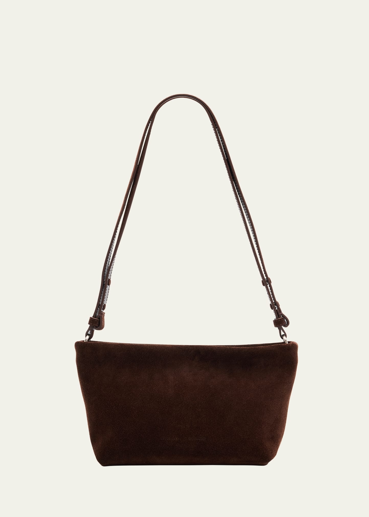 Bond Zip Suede Shoulder Bag - 1