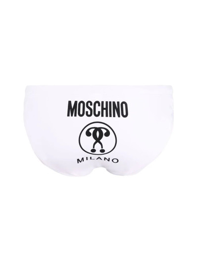 Moschino logo-print swim briefs outlook