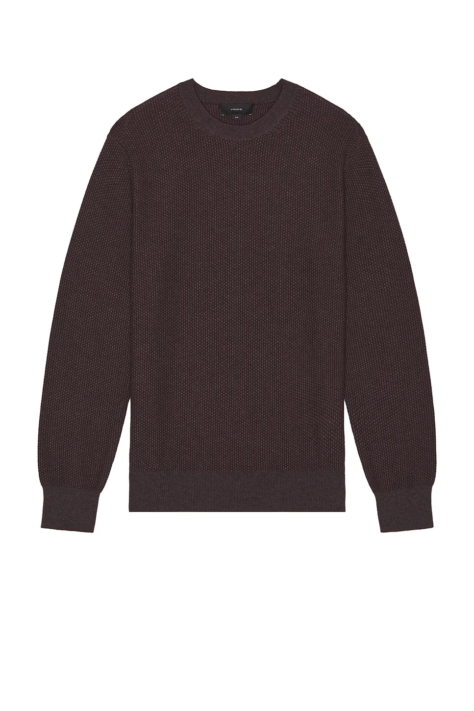Jacquard Long Sleeve Crewneck Sweater - 1