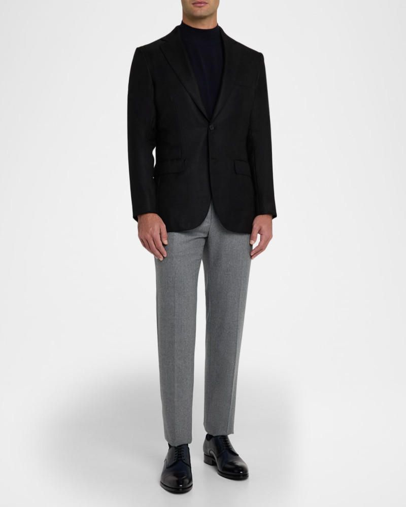 Brioni Men's Cashmere and Silk Notch Lapel Sport Coat outlook