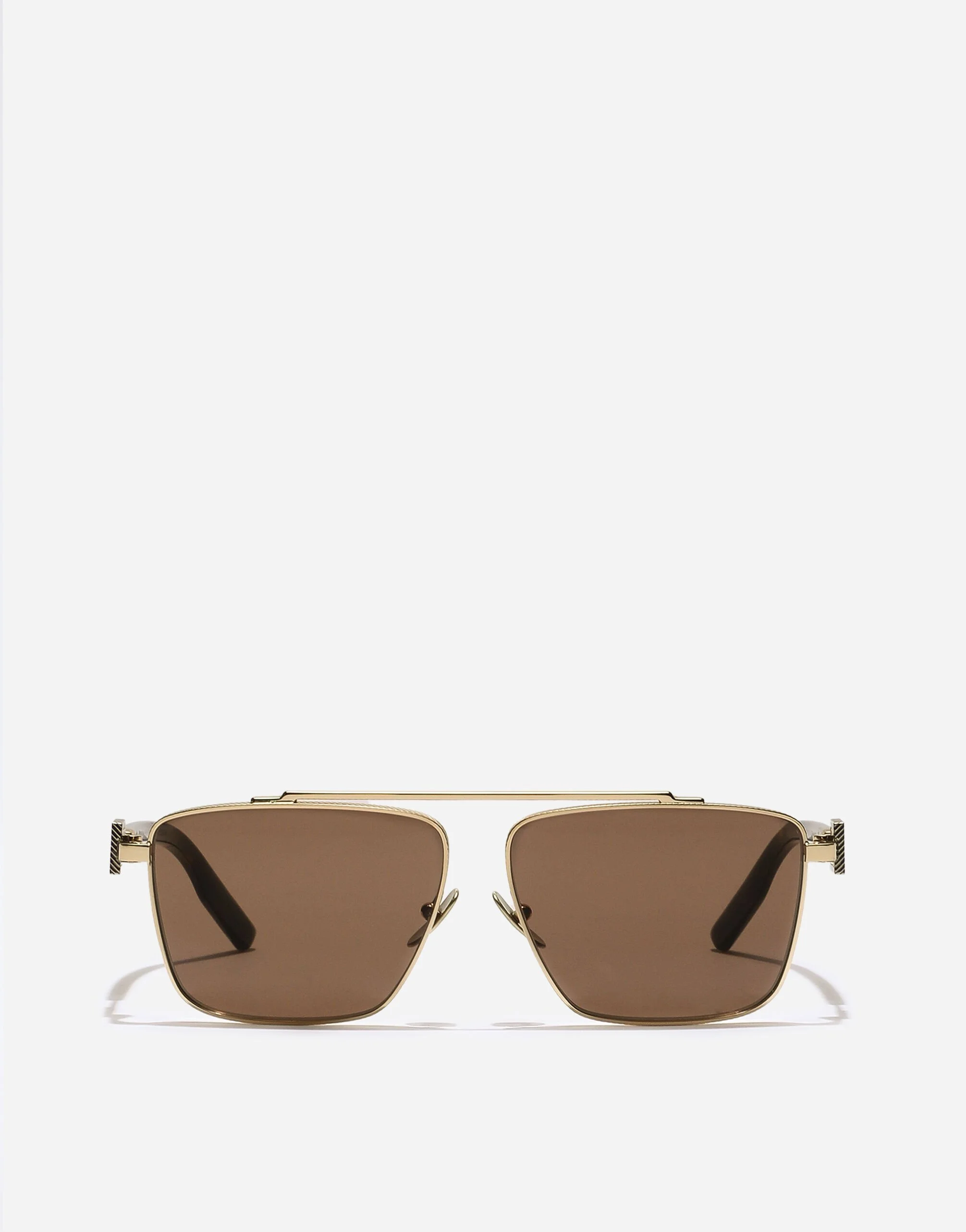 Metal Plaque Sunglasses - 1
