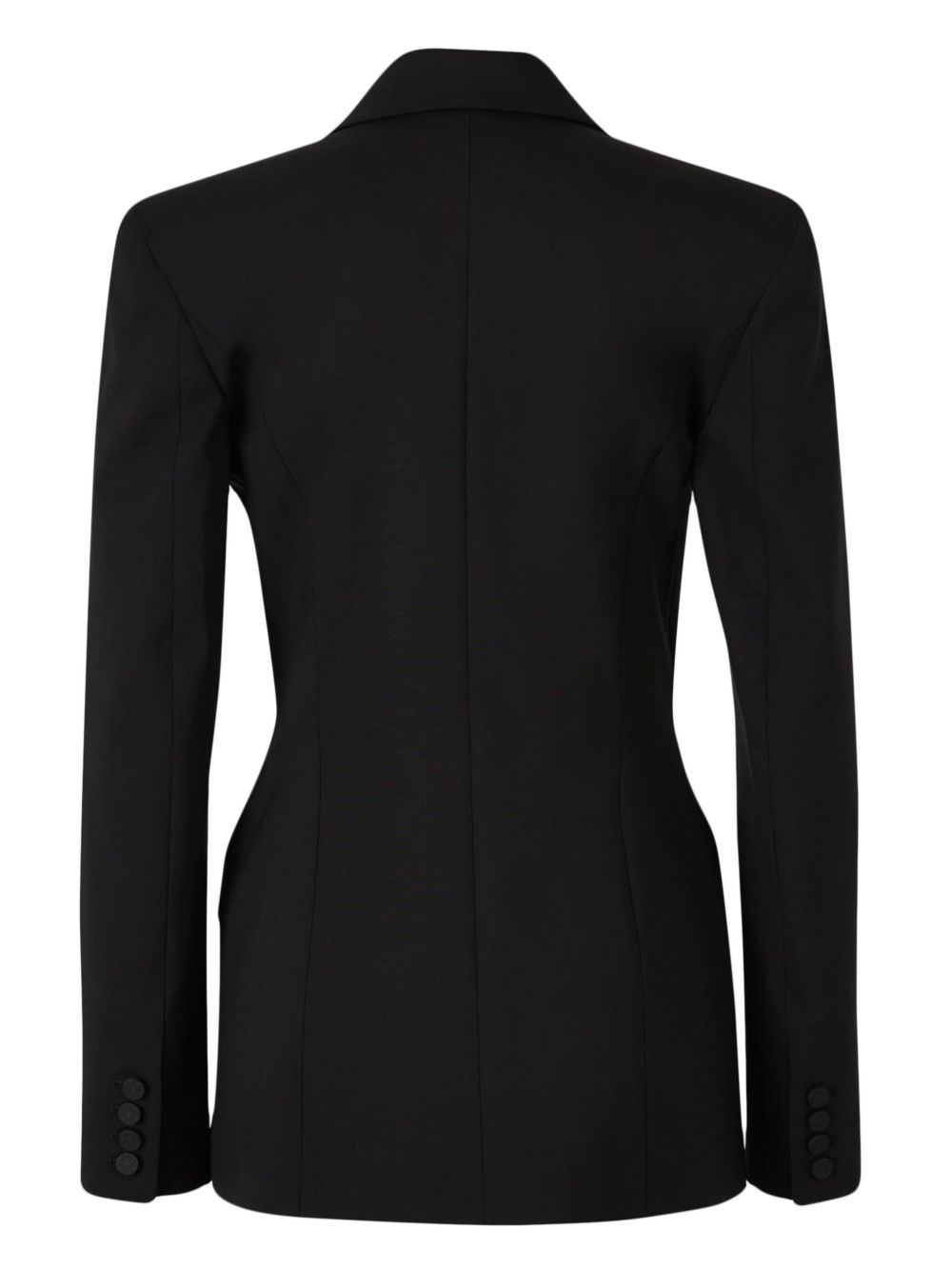 pierced tailored blazer - 2
