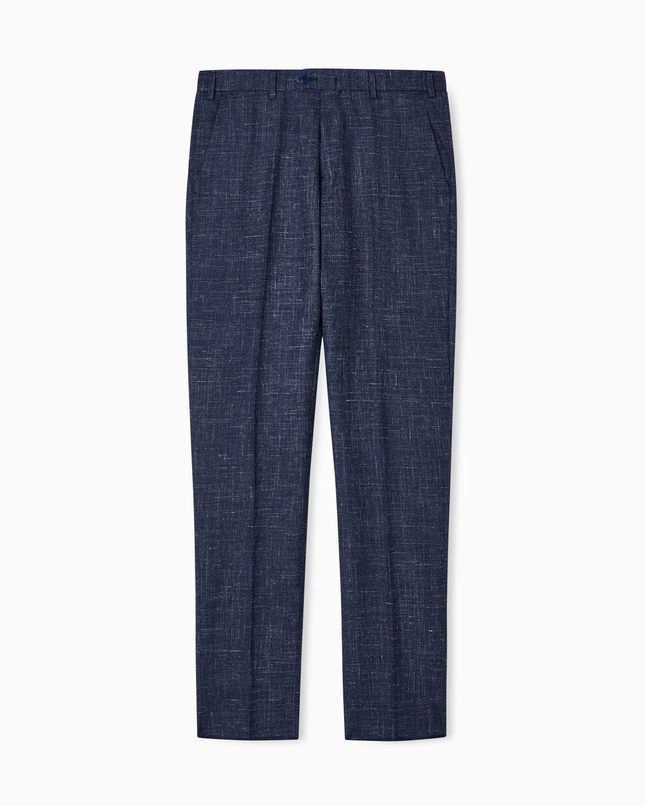 TROPICAL LIGHT WOOL CANVAS TROUSERS - 1