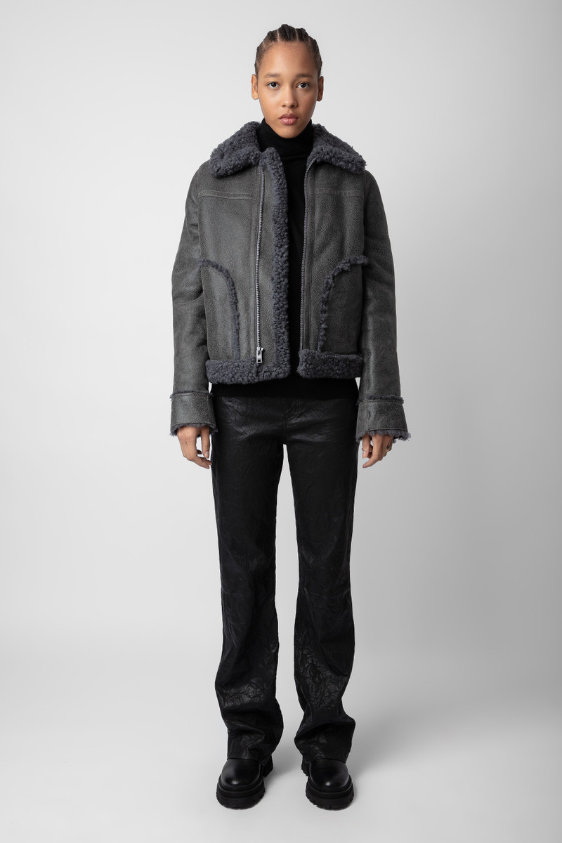 Zadig & Voltaire Kady Leather Jacket outlook