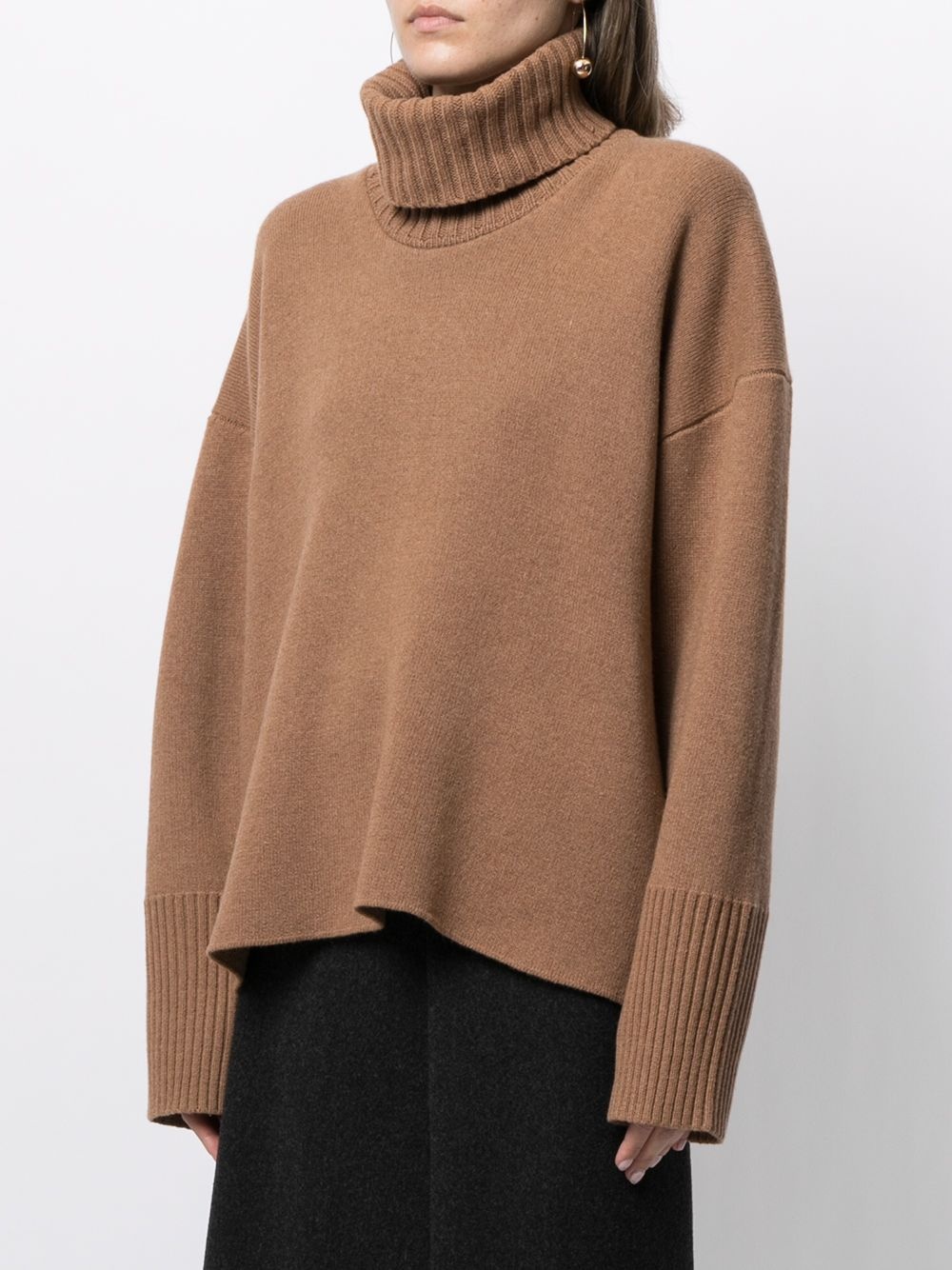 roll-neck drop-shoulder jumper - 3