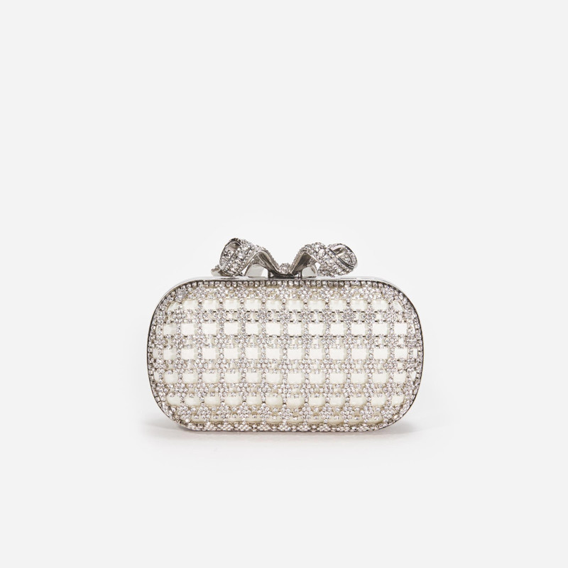 Champagne Crystal Clutch Bag 3