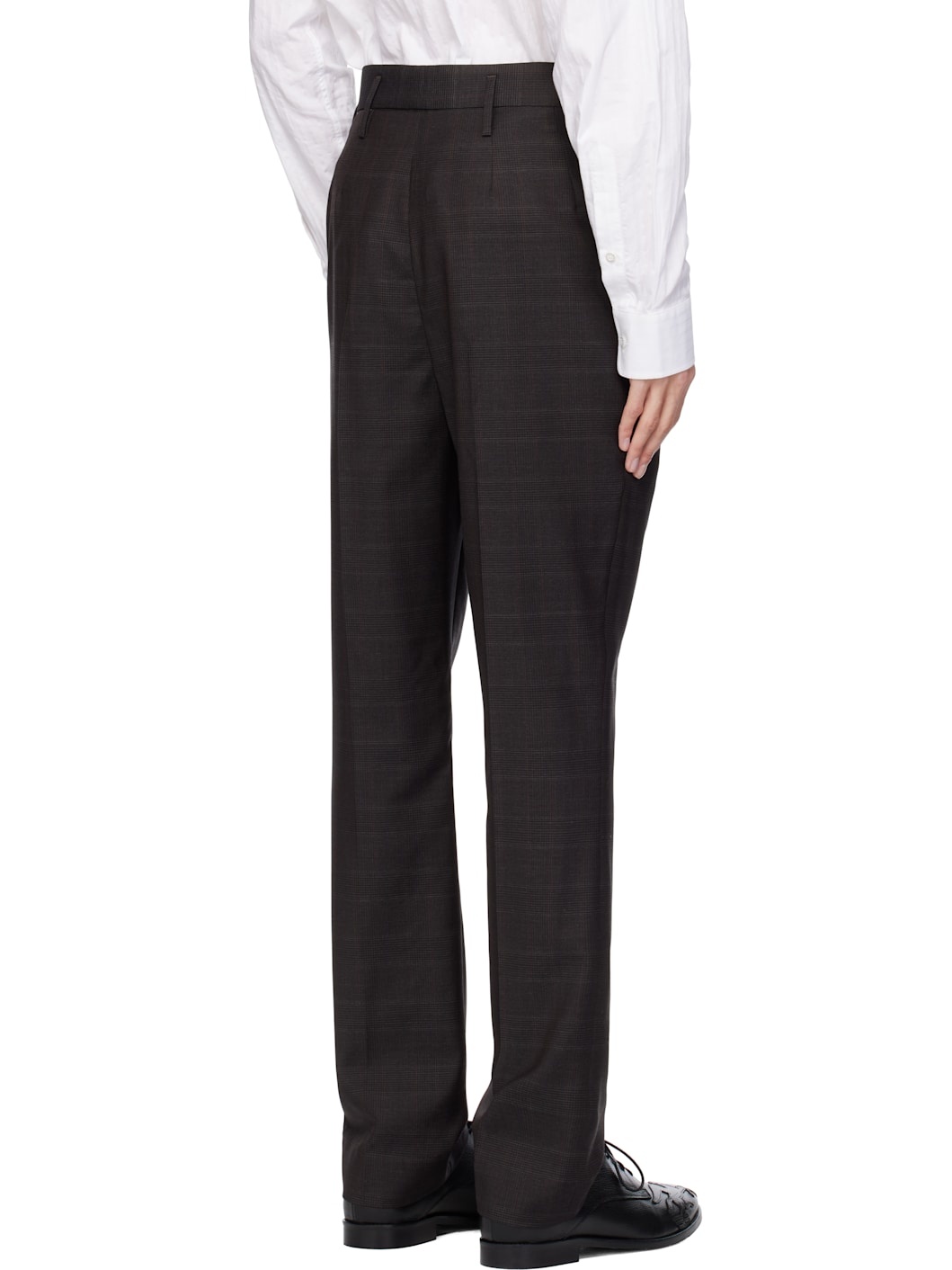 Brown Pull Down Trousers - 3