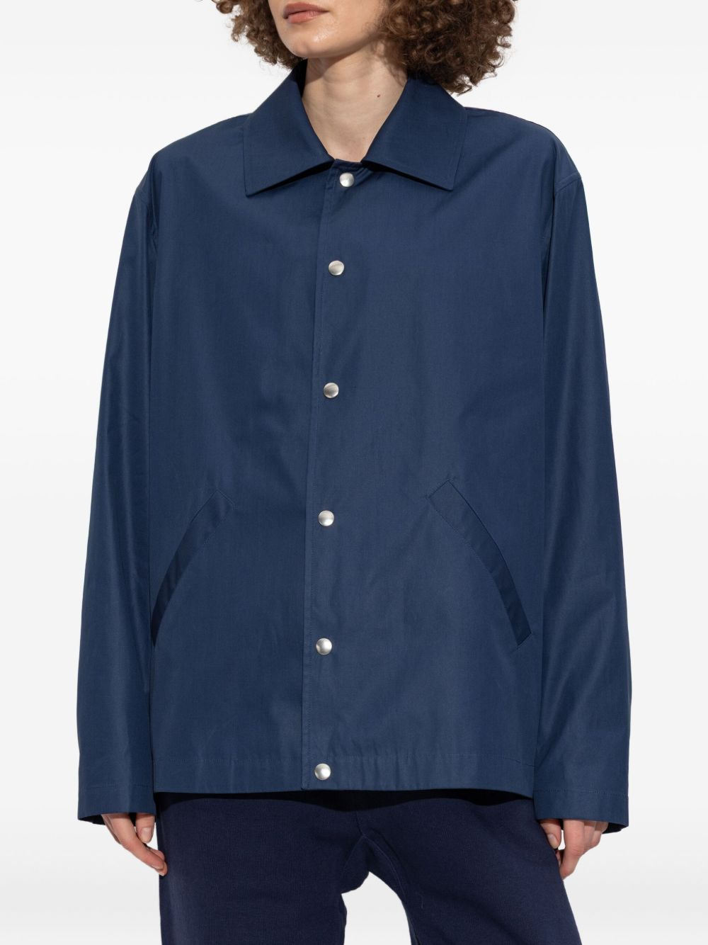 press-stud shirt jacket - 3