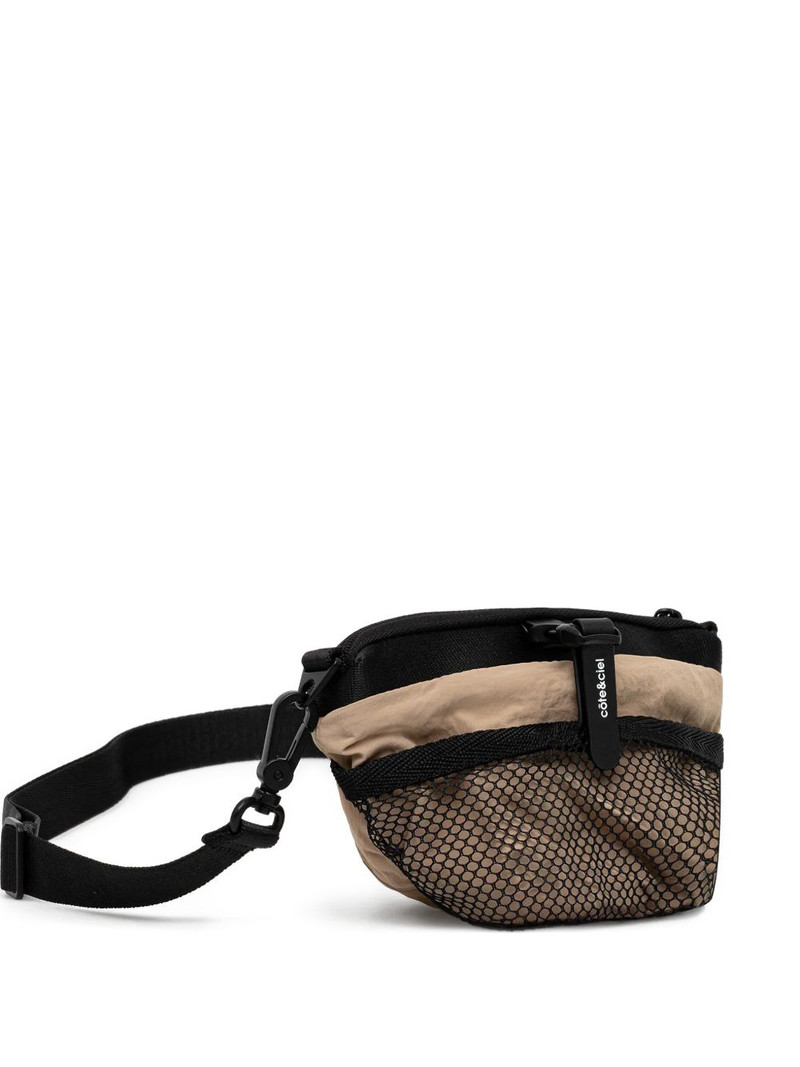 Côte & Ciel Orba mesh-panel belt bag outlook