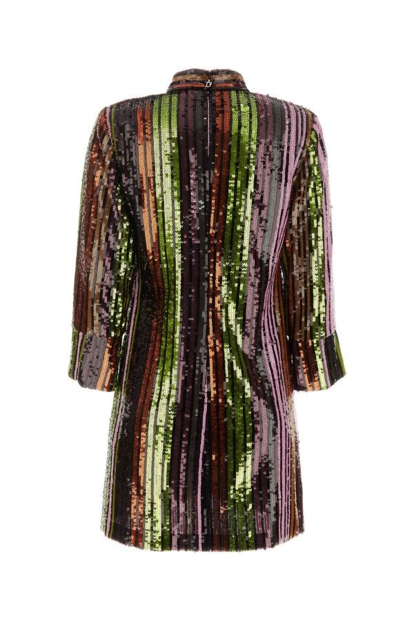DSQUARED2 Dsquared Woman Multicolor Sequins Mini Dress