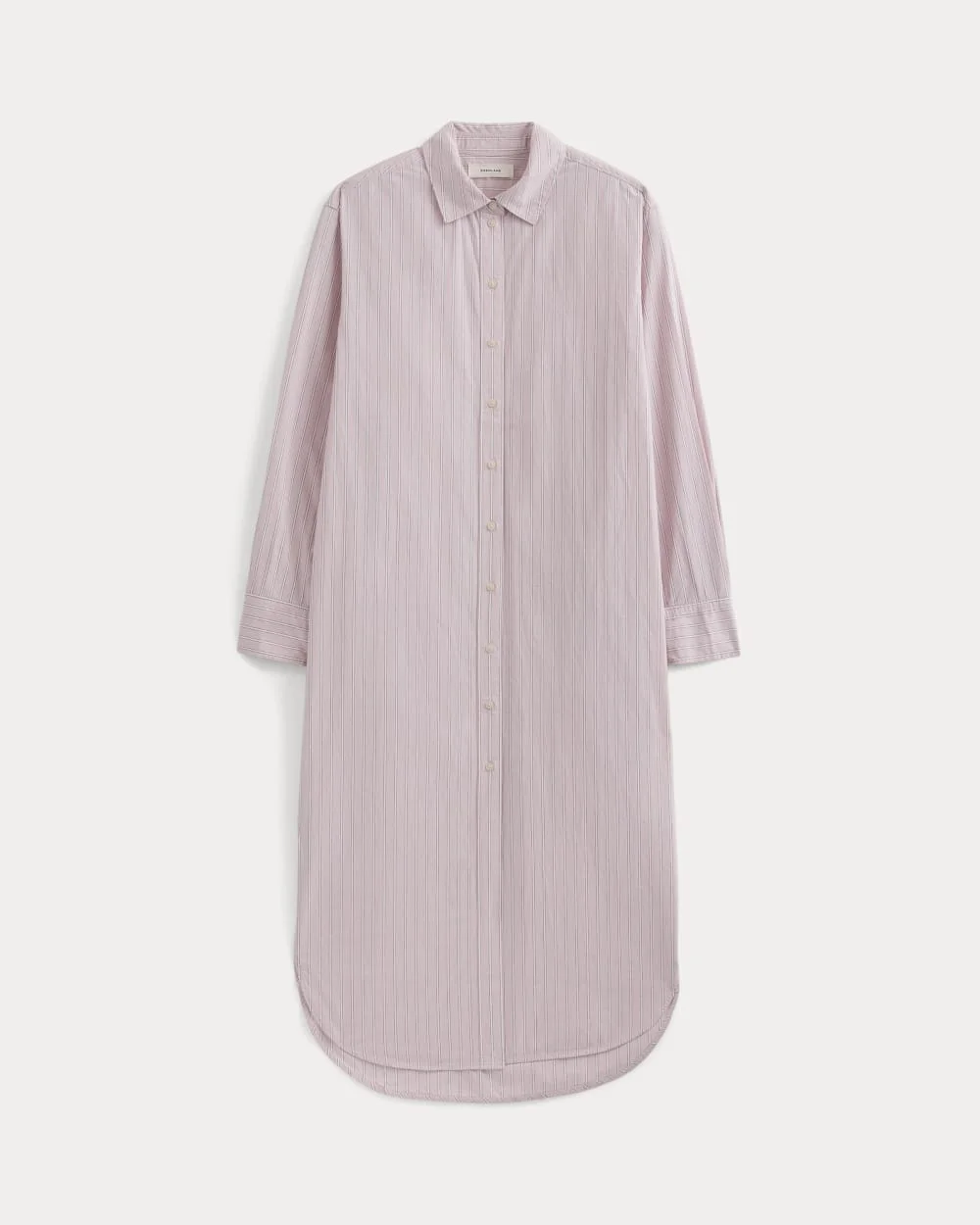 MIDI SHIRTDRESS IN ULTRASOFT COTTON - 1