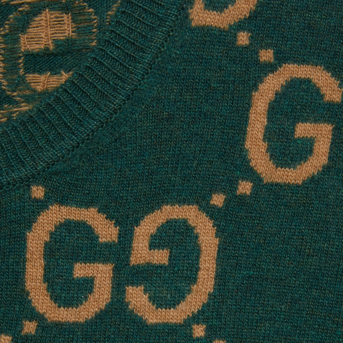 GG wool jacquard sweater - 3