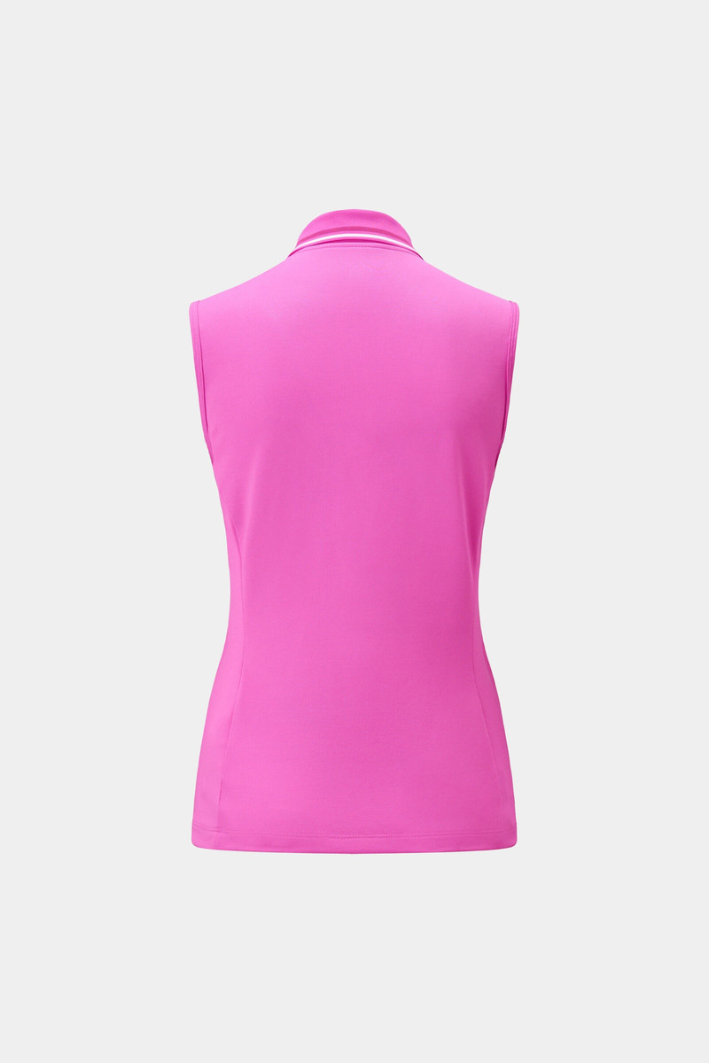 BOGNER Alessia functional polo top in Pink outlook
