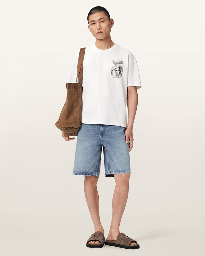 ALLSAINTS JACKSON RELAXED FIT DENIM SHORTS outlook