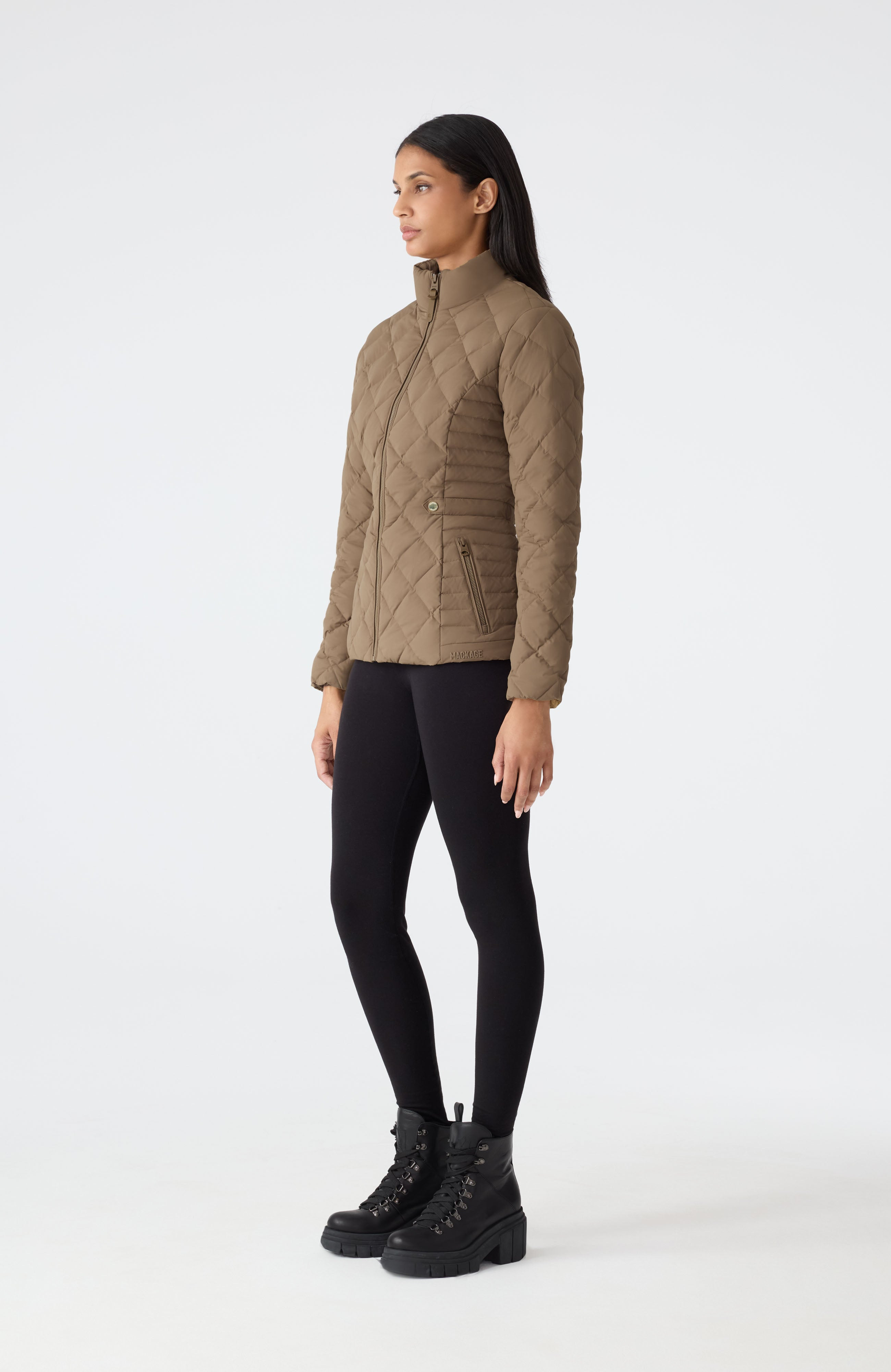 VIK Diamond Quilted Down Jacket - 3